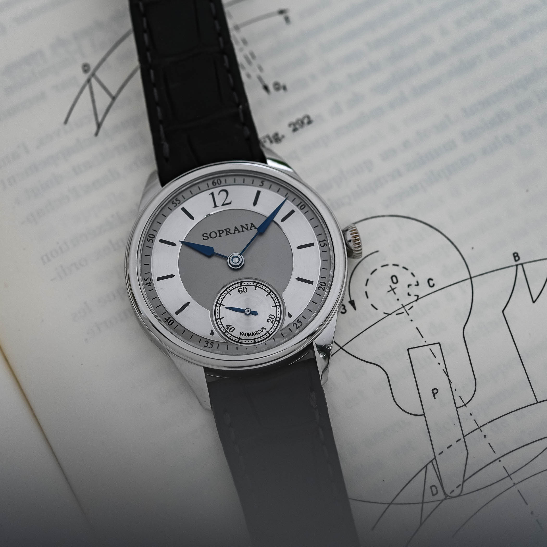 Two-tone sector dial